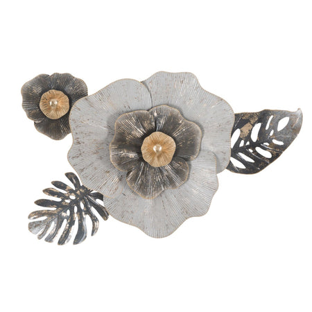 Composizione floreale decorativa Edy in ferro per decorazioni ambienti