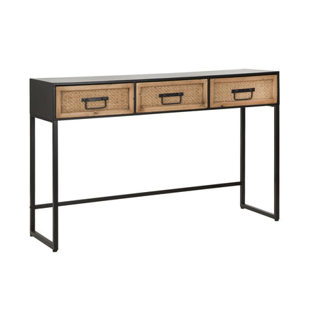 Console "Hanoi" struttura in metallo e legno MDF per interni