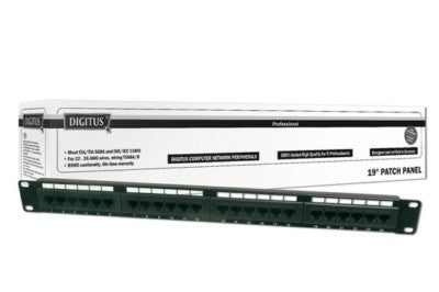 PANNELLO PATCH 24 PORTE RJ45 1U UTP (DN91524U)