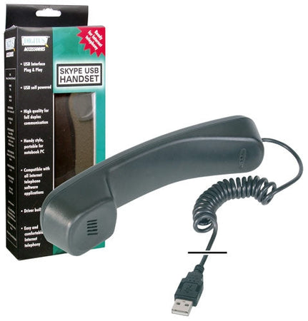 CORNETTA TELEFONICA USB X USO VOIP E SKYPE (DA-70772)