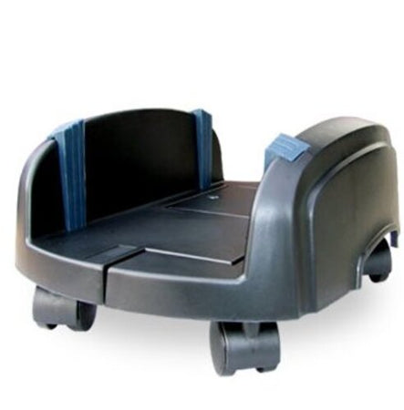 Carrello porta PC per case Tower - CPU Stand regolabile, in plastica, con rotelle