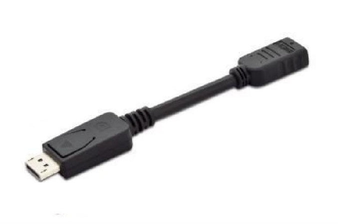CAVO ADATTATORE DISPLAYPORT DP MASCHIO - HDMI FEMMINA CM. 15