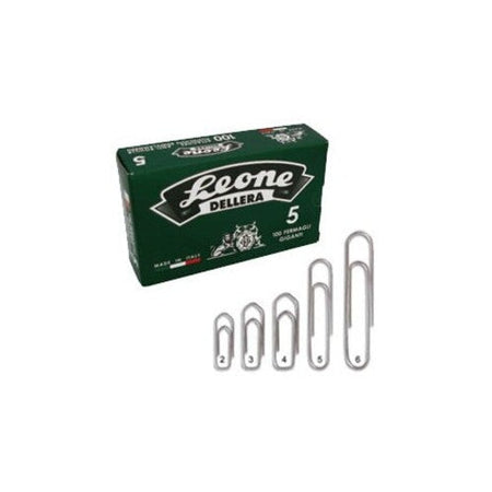 Scatola 100 fermagli N. 5 - MM.49 - Zincati - Conf. 100 pezzi