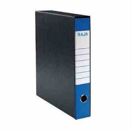 Registratori per archivio in cartone con custodia ESSENTIALS - F.to Protocollo - Dorso 5 cm - Blu