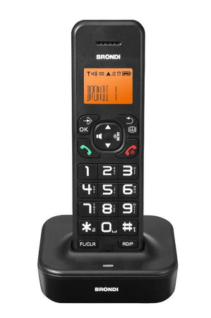 TELEFONO CORDLESS BRAVO STAR NERO