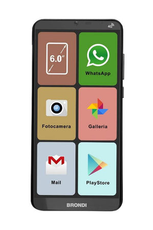 SMARTPHONE AMICO SMARTPHONE XL 4G 16GB NERO DUAL SIM
