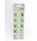 Batteria Pila Bottone 1.55V Alcalina - G10 -3891-LR1130 - Confezione 10 pezzi
