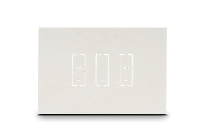 INTERRUTTORE INTELLIGENTE SMART PER TENDE E TAPPARELLE I3S PLUS BIANCO MINERALE - IN GRES PORCELLANATO (LSW2I3ST)