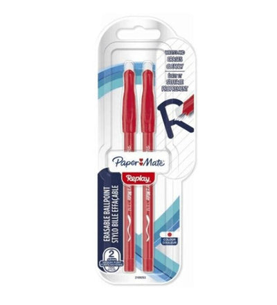 BLISTER 2 PENNE CANCELLABILI REPLAY COLORE ROSSO (30410999)