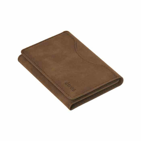 Wallet Portafoglio Etres Smart Classic Deep Brown - Cover Magnetica per Smartphone Apple - Piccolo e compatto - Marrone intenso