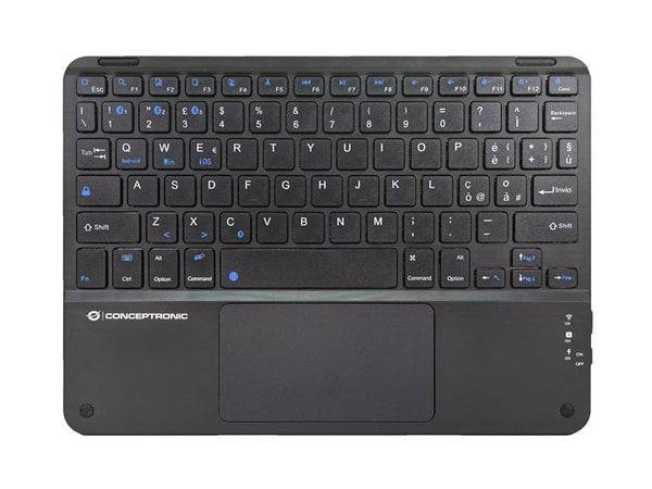 TASTIERA TOBIN01BIT BLUETOOTH CON TOUCH PAD - NERA
