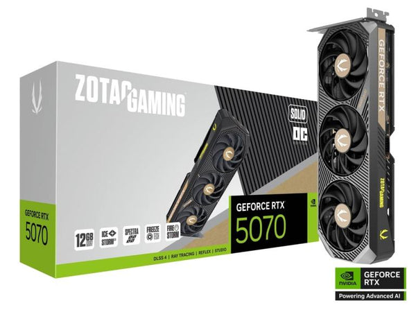 SCHEDA VIDEO GEFORCE RTX 5070 SOLID OC 12 GB (ZT-B50700J-10P)