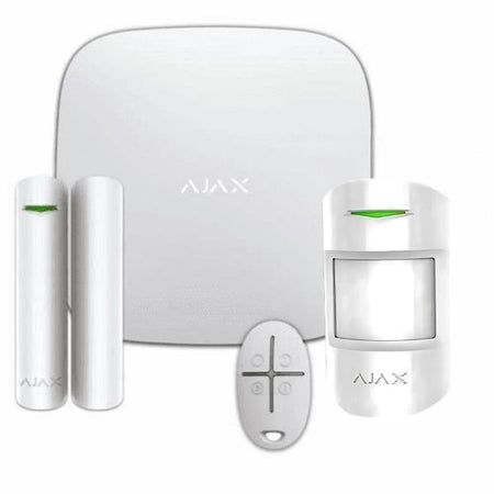 Kit Ajax Centrale HuB-2(2x4g+ethernet) - 1 Cont. Magn. - 1 Rivel. Plotionprotect - 1 Telecomando Spacecontrol Ajax (aJ-Hub2-4G-K) - Scopri Qualita' E