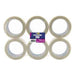 NASTRO ADESIVO 50MM X 66MT IN PPL - SYLENE - TRASPARENTE (6 PEZZI)