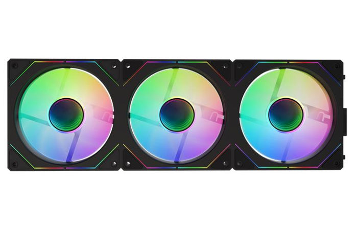 KIT 3 VENTOLE PER CASE INFINITY BLACK ITCFAK3INW12B 120X120 ARGB