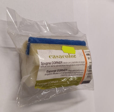 CASACOLOR - SPUGNA "CORNER" - IDEALE PER PIASTRELLE E ANGOLI DIFFICILI