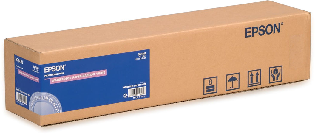 Epson carta acquerello \"radiant white\", in rotoli da 60, 96cm (24'') x 18m. - C13S041396