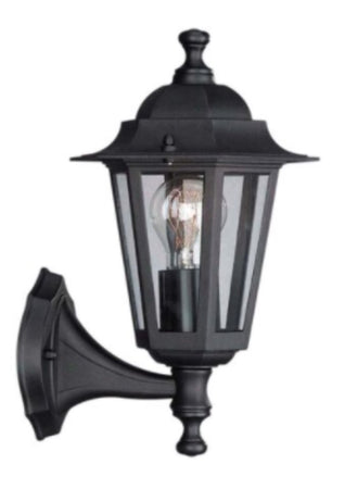 MASSIVE - LAMPADA DA PARETE "PEKING" - LEGA D'ALLUMINIO/VETRO - ALTEZZA 25,8cm