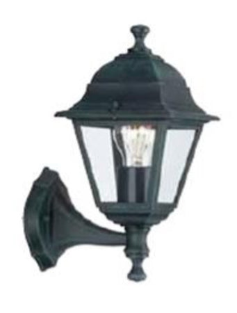 MASSIVE - LAMPADA DA PARETE ESTERNO "LIMA" - ALLUMINIO/VETRO/METALLO