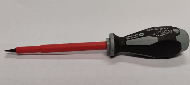 SUKI - GIRAVITE "COMBI GRIP" PER VITI A TESTA PIATTA - PER ELETTICISTI ISOLATO 100x6 - IMPUGNATURA BICOMPONENTE