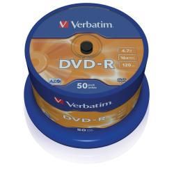 Verbatim dvd-r matt silver 4,7 gb 50 pz - 43548/50