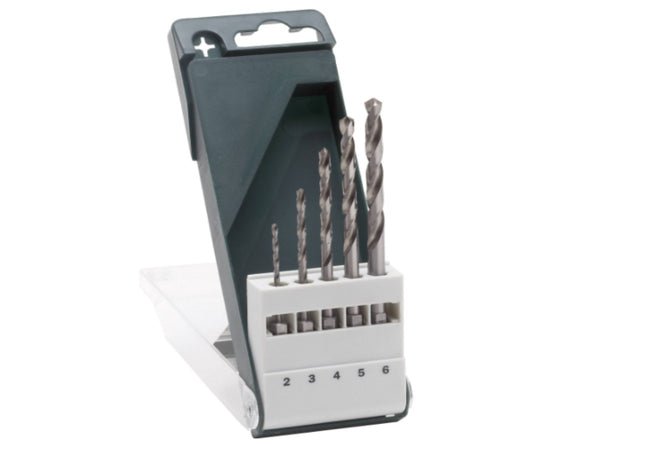 BOSCH - SET 5 PUNTE PER TRAPANO - PER TAGLIO METALLI E LAMIERE- TAGLIO DIN 338 1/4" 6,3m