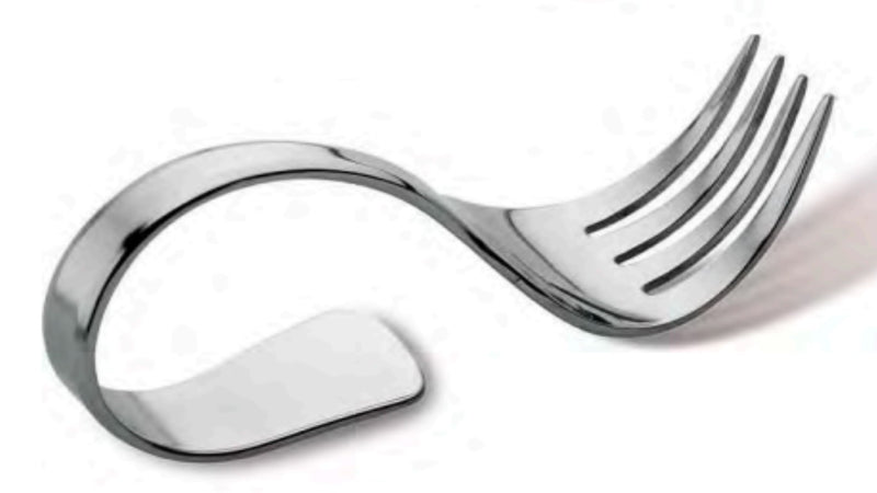 PICARD&WIELPUTZ - FORCHETTA RICURVA LINEA MODERNA PER APERITIVO "PARTYFORK VENTURA" *