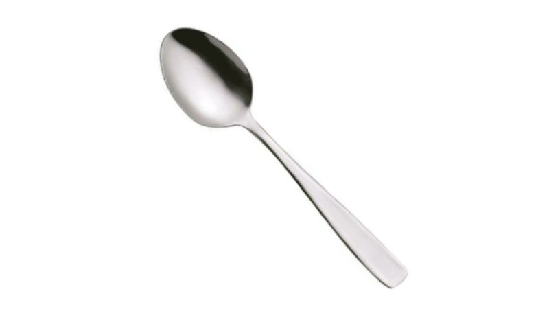 ABERT - CONFEZIONE DA 12 PEZZI - CUCCHIAINO DA CAFFE' "AMERICA" 12CM - IN ACCIAIO INOSSIDABILE **