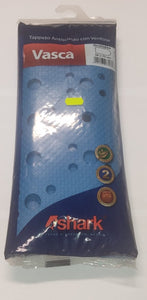 SHARK - TAPPETINO ANTISCIVOLO PER VASCA "ORCHIDEA" 36x72CM - COLORE BLU NAVY **
