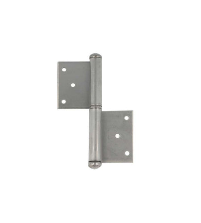2 PEZZI - CERNIERE "FICHE" 100MM DESTRE CON SPESSORE 1,2MM - IN FERRO