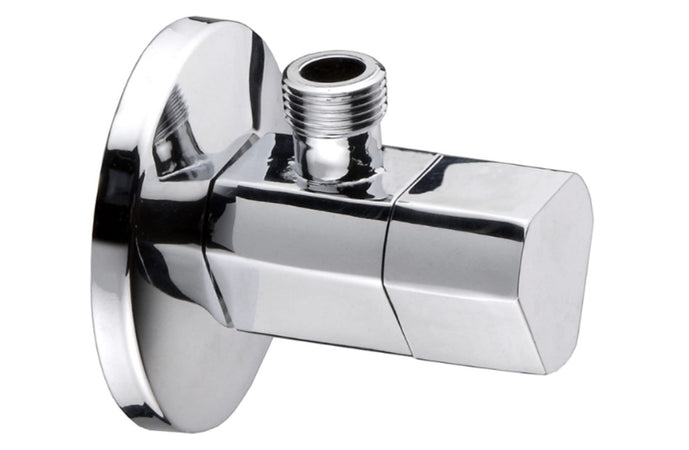 VALVOLA AGOLARE "DESIGN" CON RACCORDO 1/2"x3/8" - CROMATA
