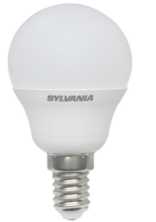 SYLVANIA - LAMPADINA "TOLEDO BALL" SFERA SATINATA - 5,5W 470LM E14 4000K