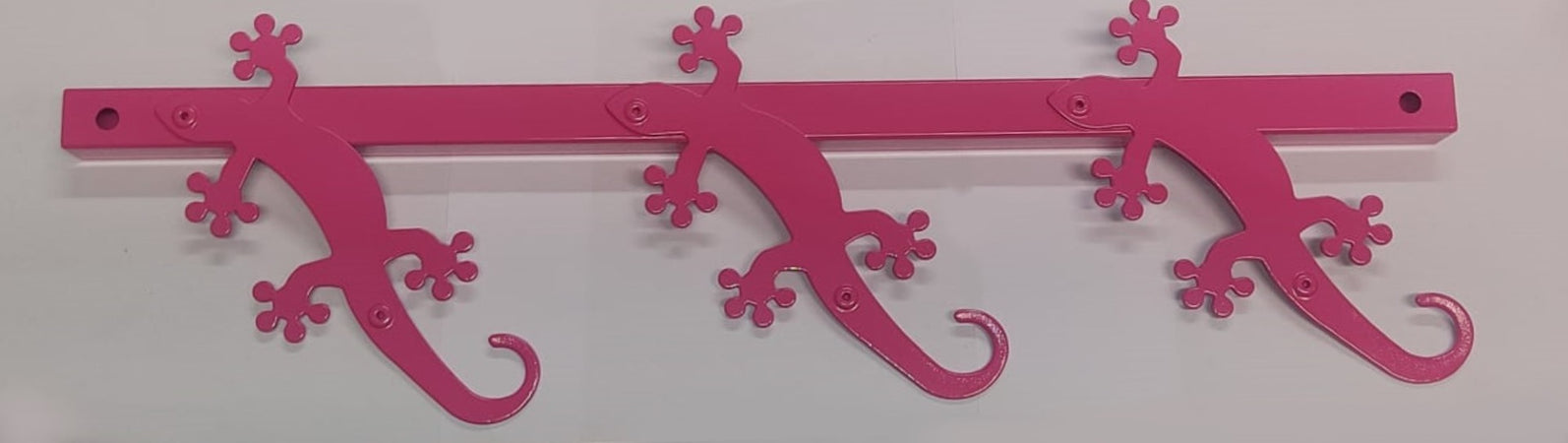 BOLIS ITALIA - APPENDIABITI "GEKO" DA 3 POSTI - IN METALLO VERNICIATO FUCSIA **