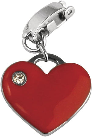 RAYHER - SHOE-CHARMS "CUORE ROSSO" 15MM - CON CLIP 11MM