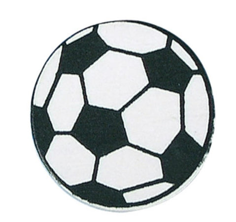 RAYHER - 6 PEZZI - MINIATURE IN LEGNO "PALLONE DA CALCIO" Ø3CM