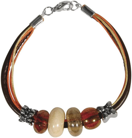 RAYHER - SET BRACCIALETTO "CELINE" - COLORE ROSSO/ARANCIONE