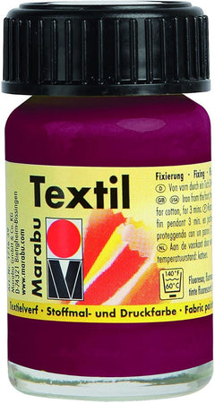 MARABU - COLORI PER TESSUTI "TEXTIL PLUS" 15ML - COLORE BLACKBERRY 223