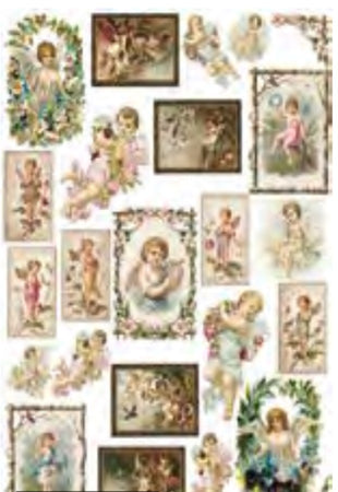 CALAMBOUR - FOGLIO DI CARTA DECOUPAGE "CAL 180"
