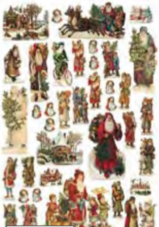 CALAMBOUR - FOGLIO DI CARTA DECOUPAGE "CAL 196"