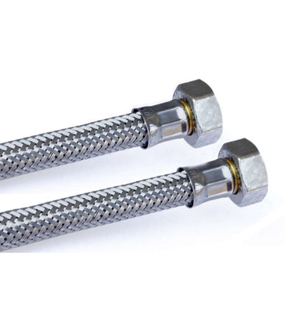 MASIDEF - ATTACCHINO FLESSIBILE FEMMINA F 3/8" - F 3/8"- 400MM