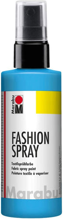 MARABU - VERNICE "FASHION SPRAY" PER STOFFA CON EROGATORE SPRAY 100ML - COLORE BLU SKY 141