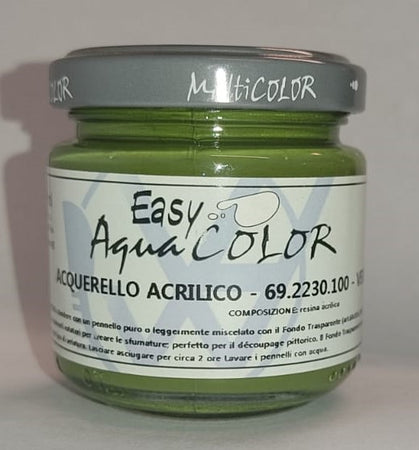 HAMMELEY - EASY - ACQUERELLO ACRILICO "AQUA COLOR" 100ML - COLORE VERDE AUTUNNO