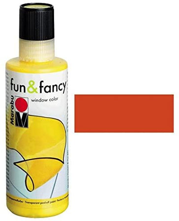 MARABU - "FUN&FANCY" COLORE A BASE D'ACQUA PER VETRI 8OML - COLORE TERRACOTTA 008