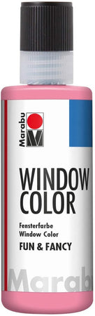 MARABU - "FUN&FANCY" COLORE A BASE D'ACQUA PER VETRI 8OML - COLORE ROSA CHIARO 236
