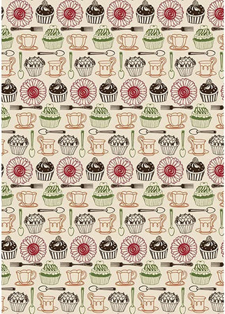 RAYHER - FOGLIO ADESIVO IN TESSUTO "FABRIC STICKER" 210MMx297MM - MUFFIN