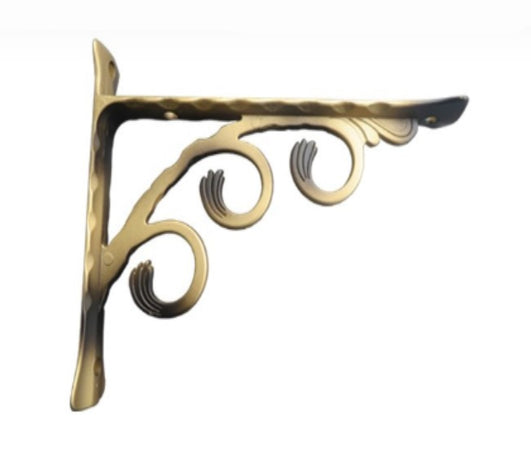 VECA - REGGIMENSOLA LINEA "ANTIQUA" IN ZAMA 12CM - COLORE OTTONE ANTICATO