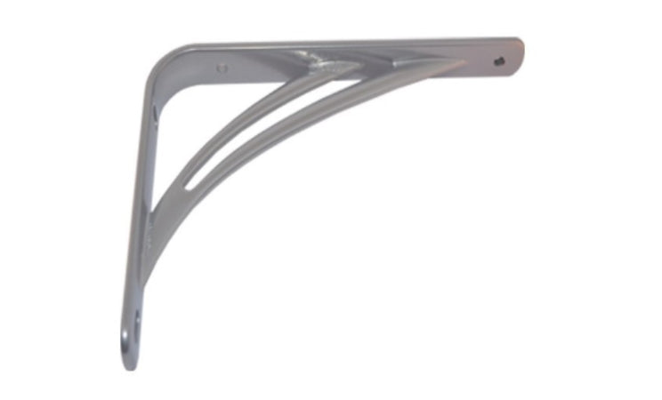 VECA - REGGIMENSOLA LINEA "LIBERTY" PER ARREDO CASA IN ZAMA 25CM - COLORE ALLUMINIO METALLIZZATO