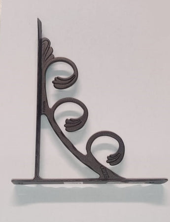 VECA - REGGIMENSOLA LINEA "ANTIQUA" IN ZAMA 20CM - COLORE ALLUMINIO MICACEO