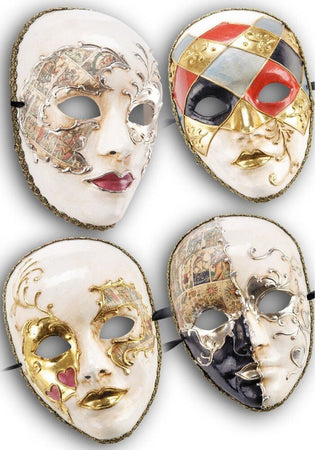 00641-1 Maschera Carta Pesta Decorata Salute e cura della persona/Erotismo e contraccezione/Abbigliamento erotico/Donna/Costumi e travestimenti Kondorama - Martinsicuro, Commerciovirtuoso.it