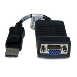 Startech.com adattatore da displayport a vga - convertitore attivo da dp a vga - video 1080p - resistente - cavo monitor dp/dp++ a vga adattatore dongle dp 1.2 a vga - connettore dp a scatto - DP2VGA